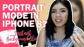 HOW TO BLUR BACKGROUND USING IPHONE 8  | FABB LAGAS