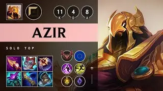 Azir Top vs Sion - EUW Grandmaster Patch 25.17