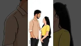 Turning Real Love Stories into Animation ❤️ | Custom Couple Animation | #procreate