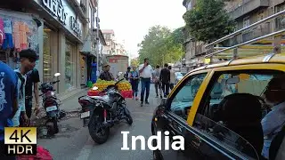 Пешеходная экскурсия Мумбаи, Индия🇮🇳 | 4K60fps