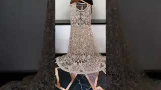 Semi Stitched Embroidered Tail Maxi | Designer's inn