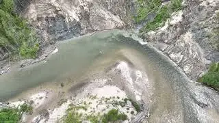 Little Slocan River Mass Wasting Site June 15, 2022