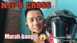 Review helm supermoto termurah NJS SCROSS