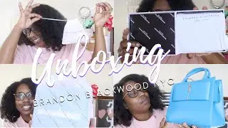 BRANDON BLACKWOOD UNBOXING | MEDIUM KUEI BAG,  MINI CARA BAG + TRISTAN WALLET & NEEMA KEY POUCH