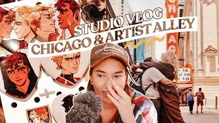 ✦ working conventions: traveling, thrifting & drawing ✦ | ARTIST ALLEY VLOG 23