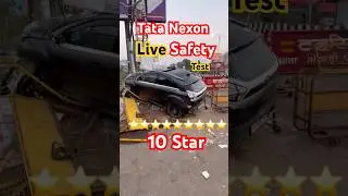 Tata Nexon Live Safety Test | Real Road Impact Analysis | Indian SUV Safety Performance #tatanexon