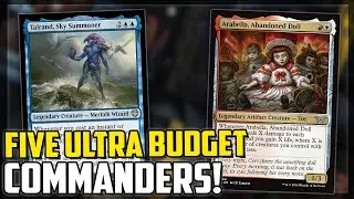 FIVE Ultra Budget Commanders You Can Build With Bulk!- Magic: The Gathering