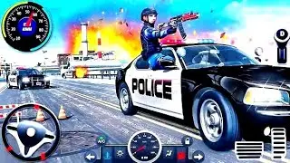 Real Police Car Chase Simulator 3D Game - Real Cop Cars Driving Simulator 2025 - Android GamePlay 