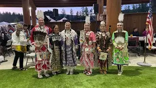 Finalists of Womens Jingle Old Style Vs Contemp SNL Grand Ronde Powwow 2023