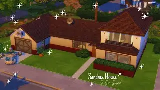 Recreating the Rick and Morty house | The Sims 4 | Speedbuild | CC