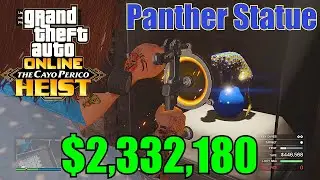 GTA 5 Online The Cayo Perico Heist (Gemstone Panther Statue) Solo Money Guide Vol.62