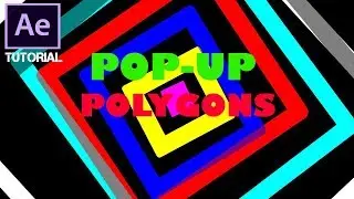 Clean pop up polygons tutorial in adobe after effects
