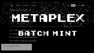 Create multiple NFTs arts with #metaplex batch create.