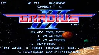 Gradius III, Градиус III Hard NO DAMAGE (SNES, Super Nintendo)