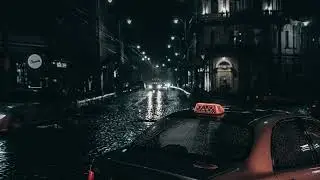 Car on Wet Road Ambient Sound