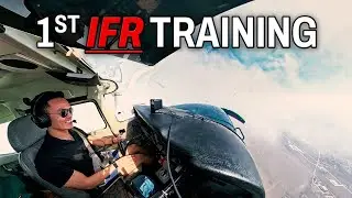 First  IFR training flight as a PPL Student Pilot | FULL FLIGHT VLOG
