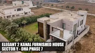 Elegant 2 Kanal Furnished House in DHA Phase 7 Sector Y | Designed by Architect INC