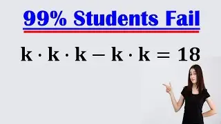 Solving a 'Harvard' University entrance exam |Find k?