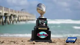 Getting ready for the Bush's Boca Raton Bowl of Beans