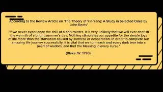 The Yin and Yang in African Literature
