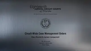 Circuit-Wide Case Management Order Forms