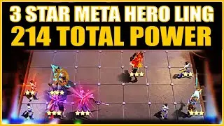 5 3STAR HERO | 3STAR CORE BURST DAMAGER LING | META SYNERGY BUILD - MAGIC CHESS SEASON 10 | MLBB