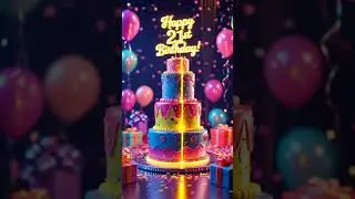 🌟 Make a Wish - Happy 21st Birthday! 🍾 Legal Celebration