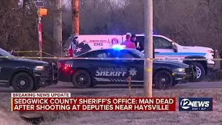 Sedgwick Co. Sheriff's Office: Man shot, killed after shooting at deputies near Haysville