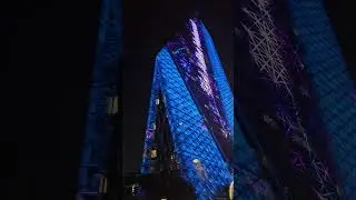 Fireworks on a Doha Skyscraper! #travel #adventure #doha #qatar #fireworks