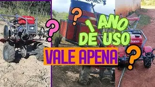 ✅ TRATORITO BRANCO UM ANO DE USO