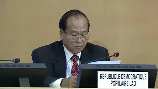 Lao PDR, UPR Report Consideration - 23rd Meeting, 45th Regular Session Human Rights Council