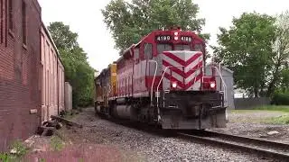 Railfanning the Grand Elk Railroad between Kalamazoo and Elkhart Part 1/2