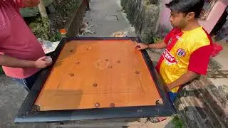 Bright day and a bright new match 🔥 #carrom #kolkata #passion #viral #trending 