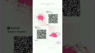 Part:4||Ibispaintx Brush Qr codes!&copy; #ytshorts #shorts #ibispaintx #shortsfeed #brushqr