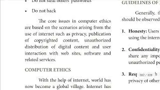 CLASS 11 COMPUTER SCIENCE CHAPTER-17 ( PART 1 CYBER SECURITY COMPUTER ETHICS GUIDELINES) IN TAMIL
