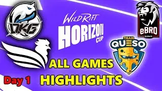WILD RIFT HORIZON CUP - ALL GAMES HIGHLIGHTS - DA KUN GAMING vs SBTC - eBRO GAMING vs TEAM QUESO