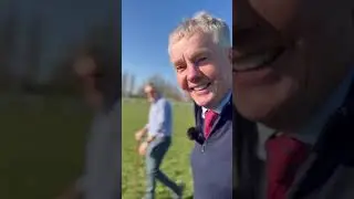 Walking the Cheltenham Festival course with the BHA's Inspector of Courses, Peter Hobbs
