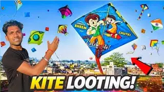 Kite Looting//Uttraya Ni Anokhi Moj//Gujarati Vlogs Video//Jayendra Sinh Vlog 