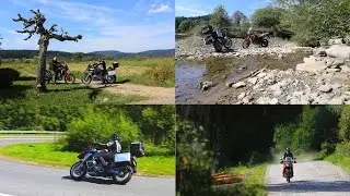 BMW R1200GS VS HONDA CRF1000L AFRICA TWIN - test por&oacute;wnawczy, Bieszczady 2016