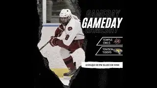 Temple Owls vs. Towson Tigers // ACHA Hockey