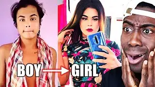 Monti Roy Boy to Girl Transformation Reaction  | Joseph Royal
