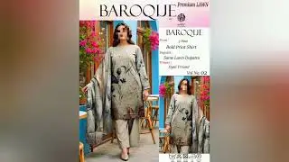 Lawn Unstiched 3PC suit 2026