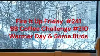 Fire it Up Friday  #241  BB Coffee Challenge #210 Warmer Day!  & Some Birds