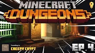 Minecraft Dungeons Hero Edition on XBOX ONE || EP. 4 || All Secret & Chest Locations in Creepy Crypt