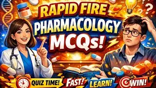 Rapid Fire Pharmacology MCQs ⚡ | Exam Booster for D.Pharm, B.Pharm & Nursing 🧑&zwj;🍼