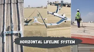 How A Work Horizontal Lifeline | Fall Protection | Anchors | OSHA Standards | Roofing? ~CivilWork.