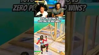 10yo on 120 ping vs zero ping kid who wins?✍️ #romike2013 #fortnite