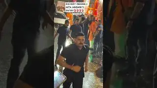 NITA AMBANI&rsquo;S ENTRY WITH HIGH SECURITY FROM HER GANPATI VISARJAN IN MUMBAI #SHORTS#INDIA#CAR#GANPATI