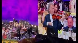 Gibraltar Sea Scouts Pipe Band with Andre Rieu   Amazing Grace