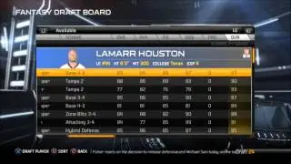 Madden 15 Connected Careers Gameplay - PS4 Next-Gen Console - Fantasy Draft Episode 1 - The Draft